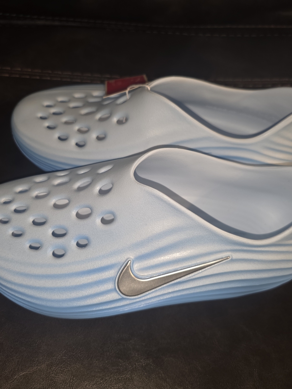 Nike ReactX Rejuven8 Slip-On Foam Shoes 7 Youth/Womens 8 Blue